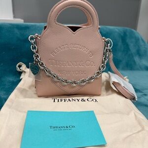 Tiffany & Co. Blush Pink Mini Bag with Chain